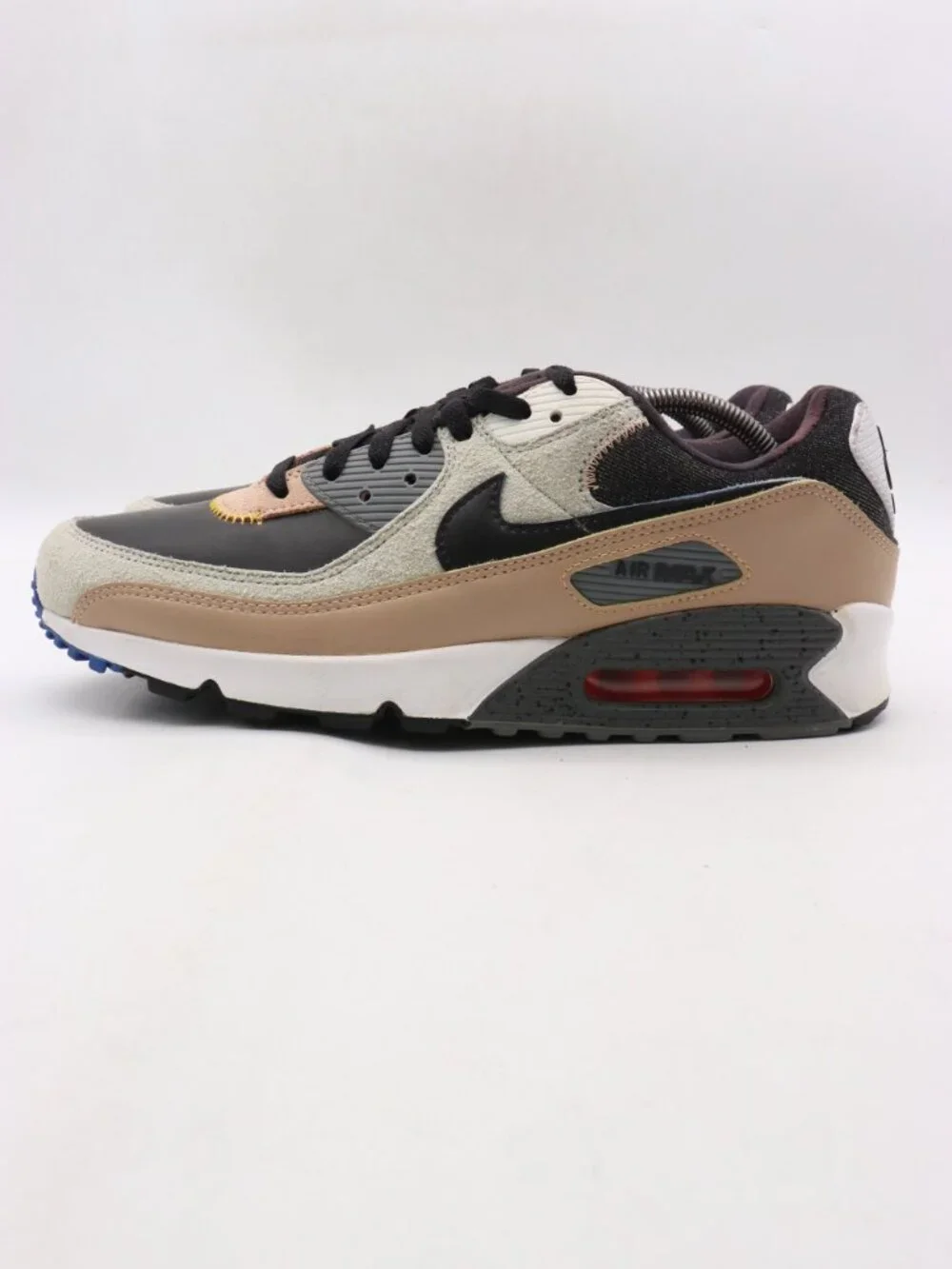 Air Max 90 SE Men's Size 12 Alter & Reveal Gray Fog Athletic Sneakers DO6108 001